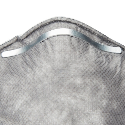 Respiratore 3M 9913, con carboni attivi, senza valvola, grigia, non indossata, serie 9000