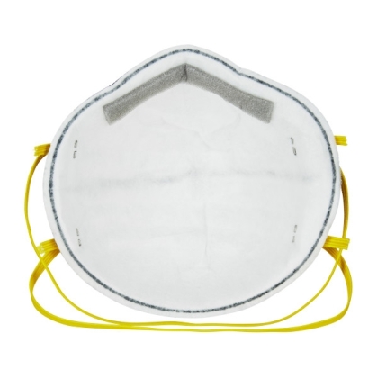Respiratore 3M 9913, con carboni attivi, senza valvola, grigia, non indossata, serie 9000