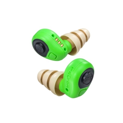 Inserti auricolari, 3M, PELTOR, Elettronici, colore verde, ad attenuazione controllata