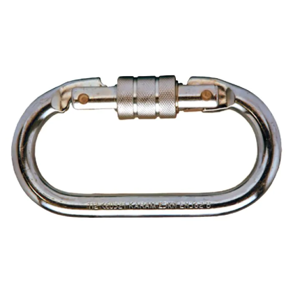 Moschettone Akrobat, AK9427, Sistema anticaduta, colore girigio