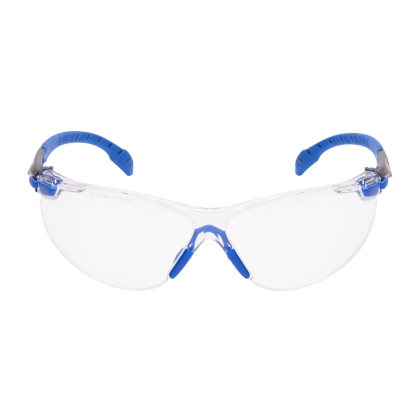 Occhiali, 3M, S1101SGAF-EU, Lenti trasparenti, montatura blu/nera, anti-appannamento/rivestimento antigraffio
