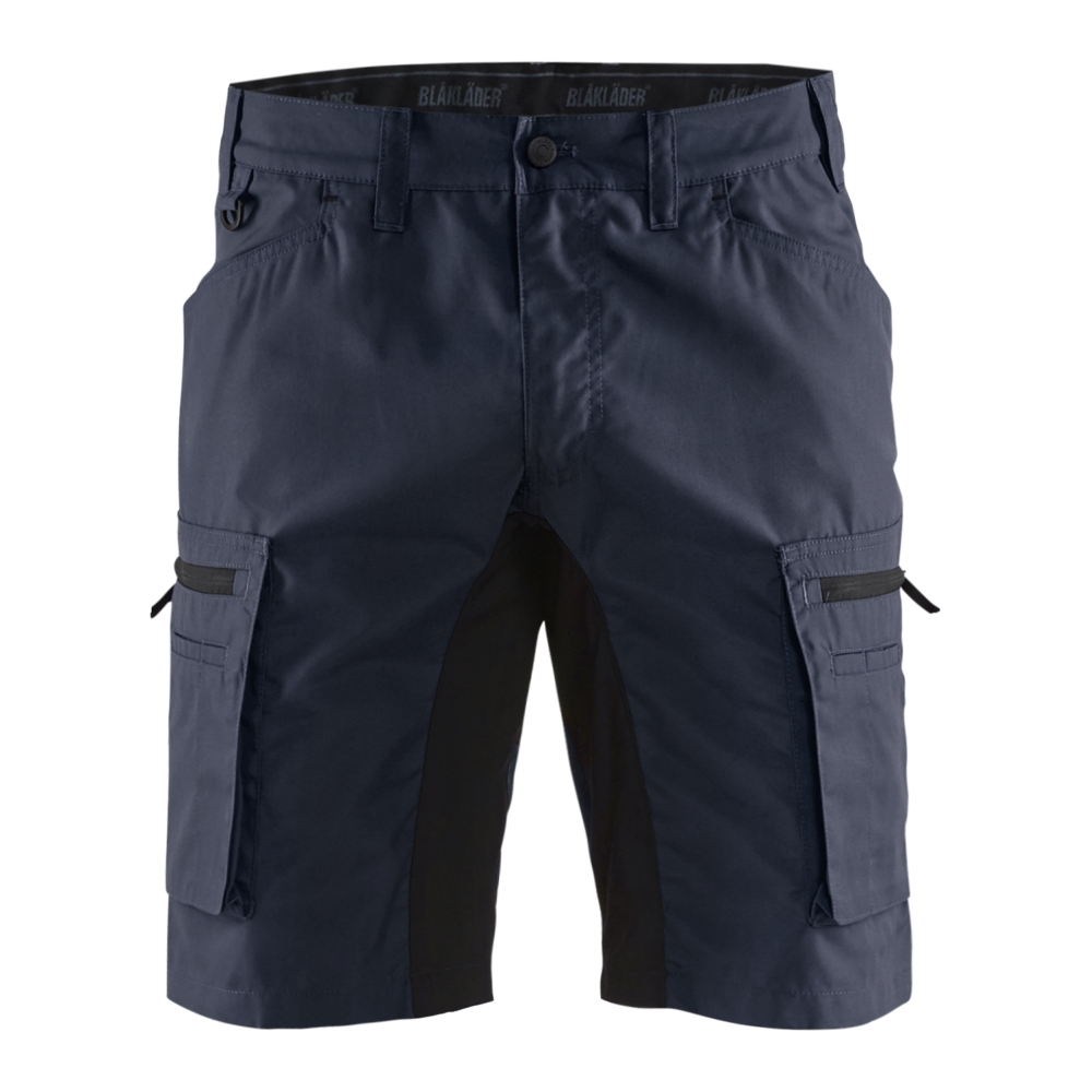 Bermuda, Blaklader, Service Stretch, Inserti stretch, colore blu, tessuto leggero e resistente