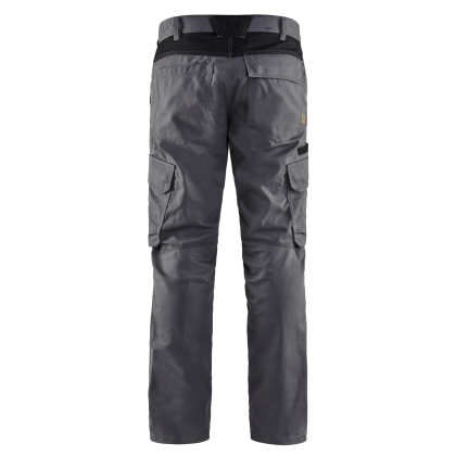 Pantalone Blaklader Industria Stretch 1444 GRIGIO NERO, è ideale per l'industria, manutenzione e qualsiasi ambiente di lavoro