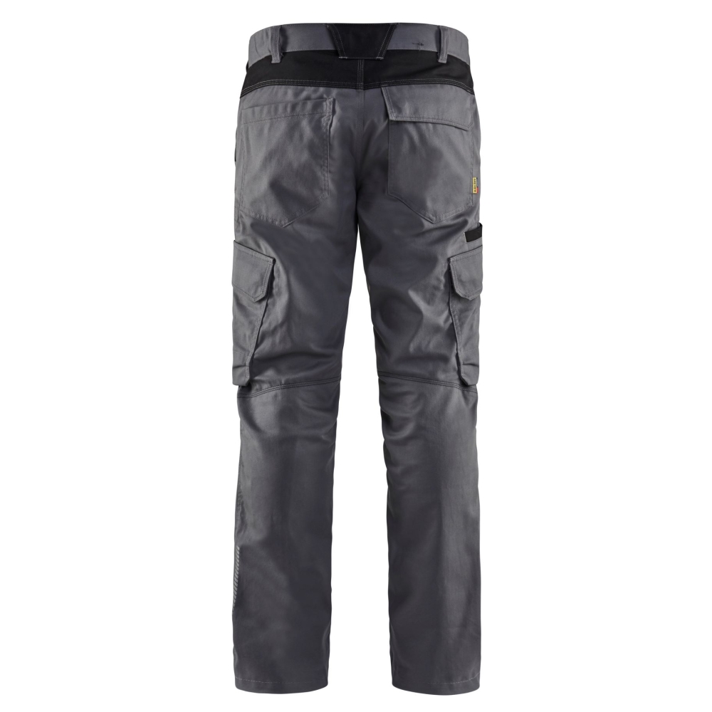 Pantalone Blaklader Industria Stretch 1444 GRIGIO NERO, è ideale per l'industria, manutenzione e qualsiasi ambiente di lavoro