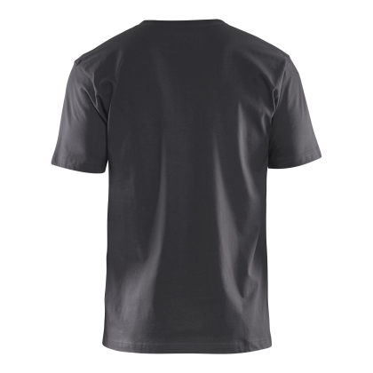 T-shirt, Blaklader, 3525, colore grigio scuro, 100% cotone, cuciture rinforzate
