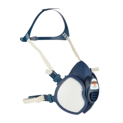 Semimaschera senza manutenzione 3M, 4251+, riutilizzabili, per gas, vapori e particolato
