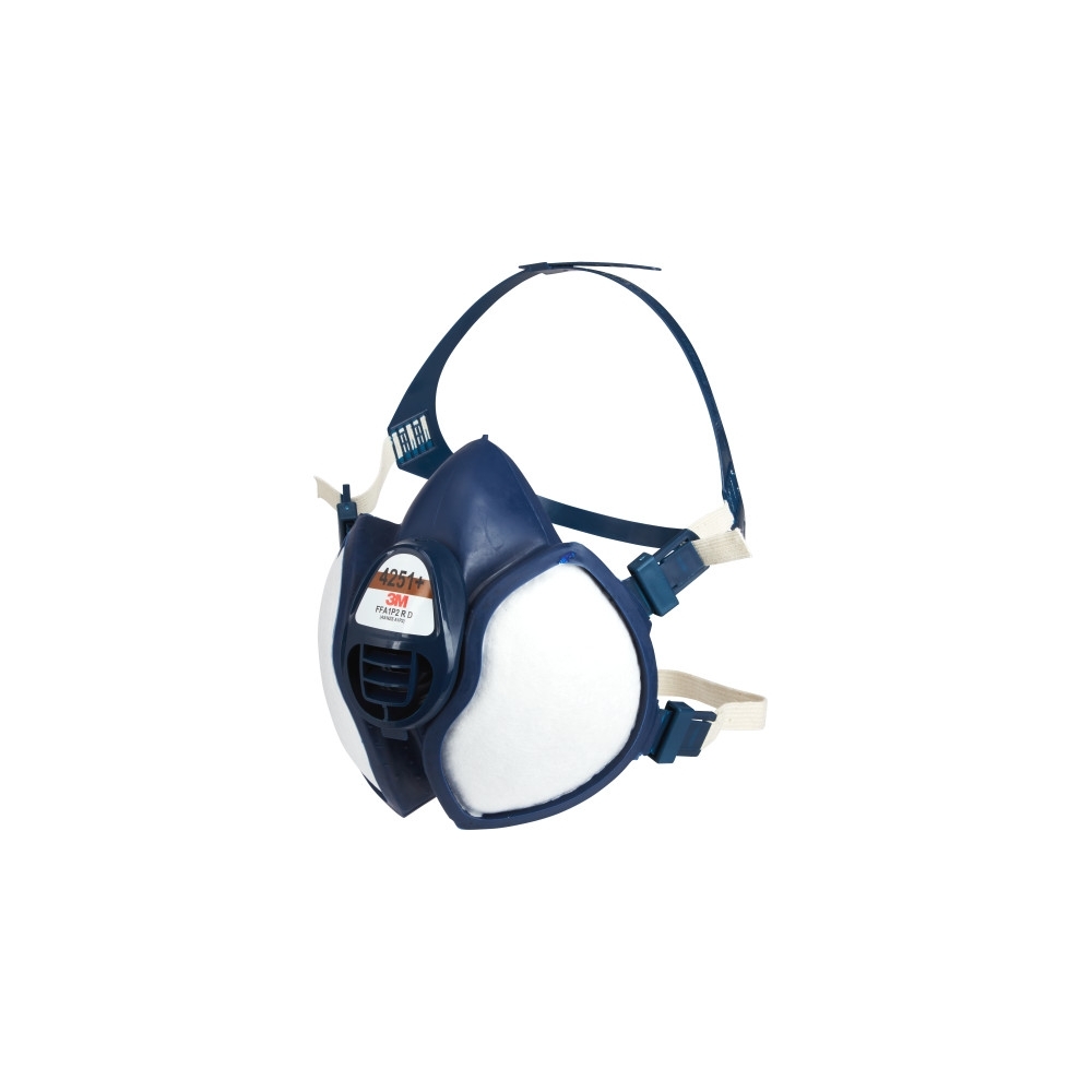 Semimaschera senza manutenzione 3M, 4251+, riutilizzabili, per gas, vapori e particolato