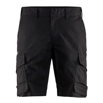 Bermuda, Blaklader, Industria Stretch, colore nero, Tessuto stretch 2-vie, anti-graffio