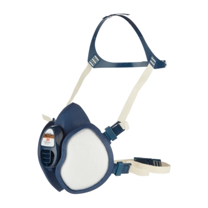 Semimaschera senza manutenzione 3M, 4255+, riutilizzabili, per gas, vapori e particolato, serie 4000
