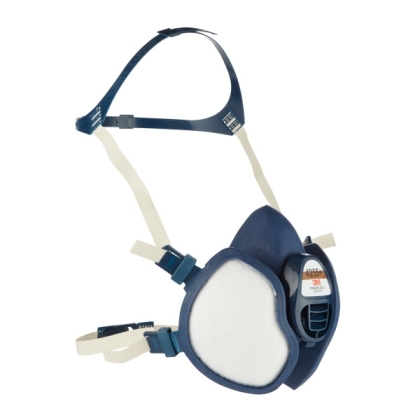 Semimaschera senza manutenzione 3M, 4255+, riutilizzabili, per gas, vapori e particolato, serie 4000