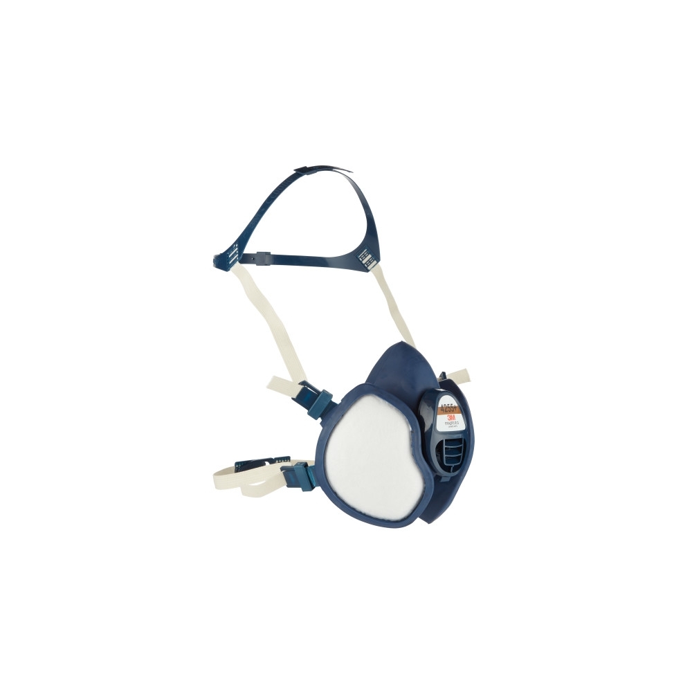 Semimaschera senza manutenzione 3M, 4255+, riutilizzabili, per gas, vapori e particolato, serie 4000