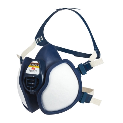 Semimaschera senza manutenzione 3M, 4277+, riutilizzabili, per gas, vapori e particolato, serie 4000, non indossata