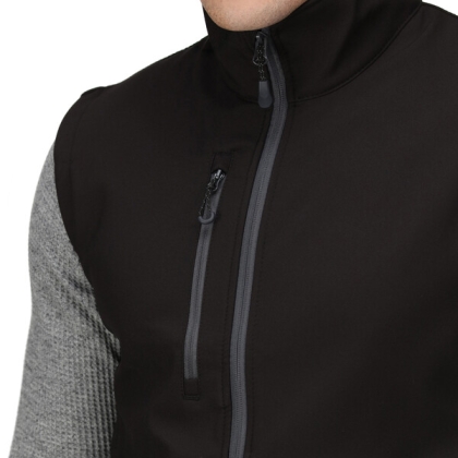 Gilet, Regatta Professional, Honestly Made, colore nero, Poliestere riciclato, stampabile, idrorepellente e antivento