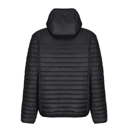 Piumino, Regatta Professional, Honestly Made, colore nero, Poliestere riciclato, idrorepellente, con cappuccio