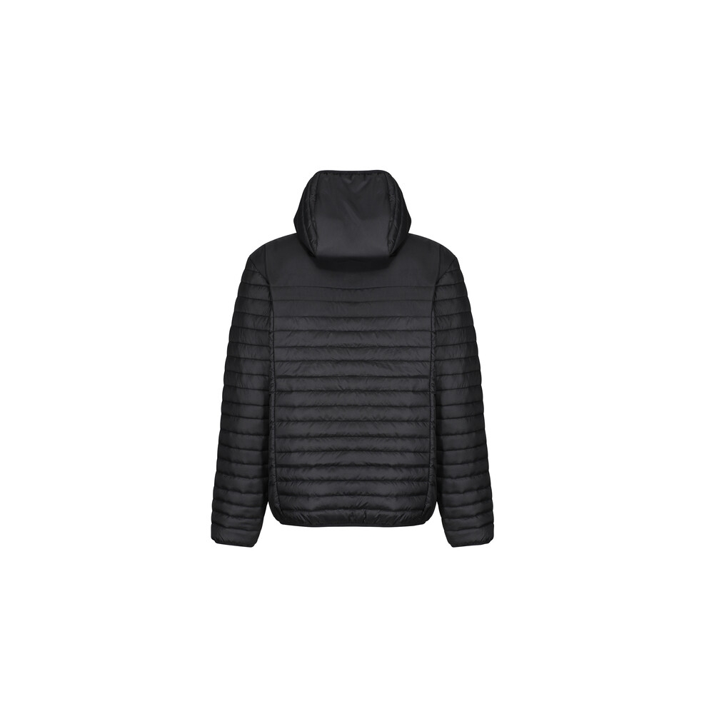 Piumino, Regatta Professional, Honestly Made, colore nero, Poliestere riciclato, idrorepellente, con cappuccio