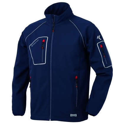 Giacca Just Issa, blu, tessuto softshell.