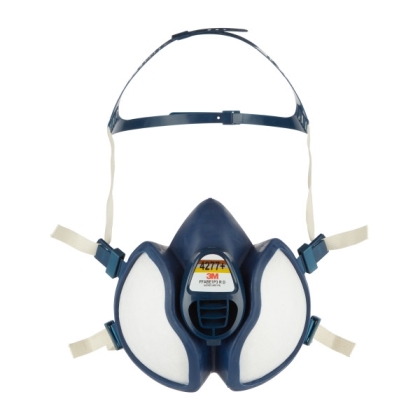 Semimaschera senza manutenzione 3M, 4277+, riutilizzabili, per gas, vapori e particolato, serie 4000, non indossata