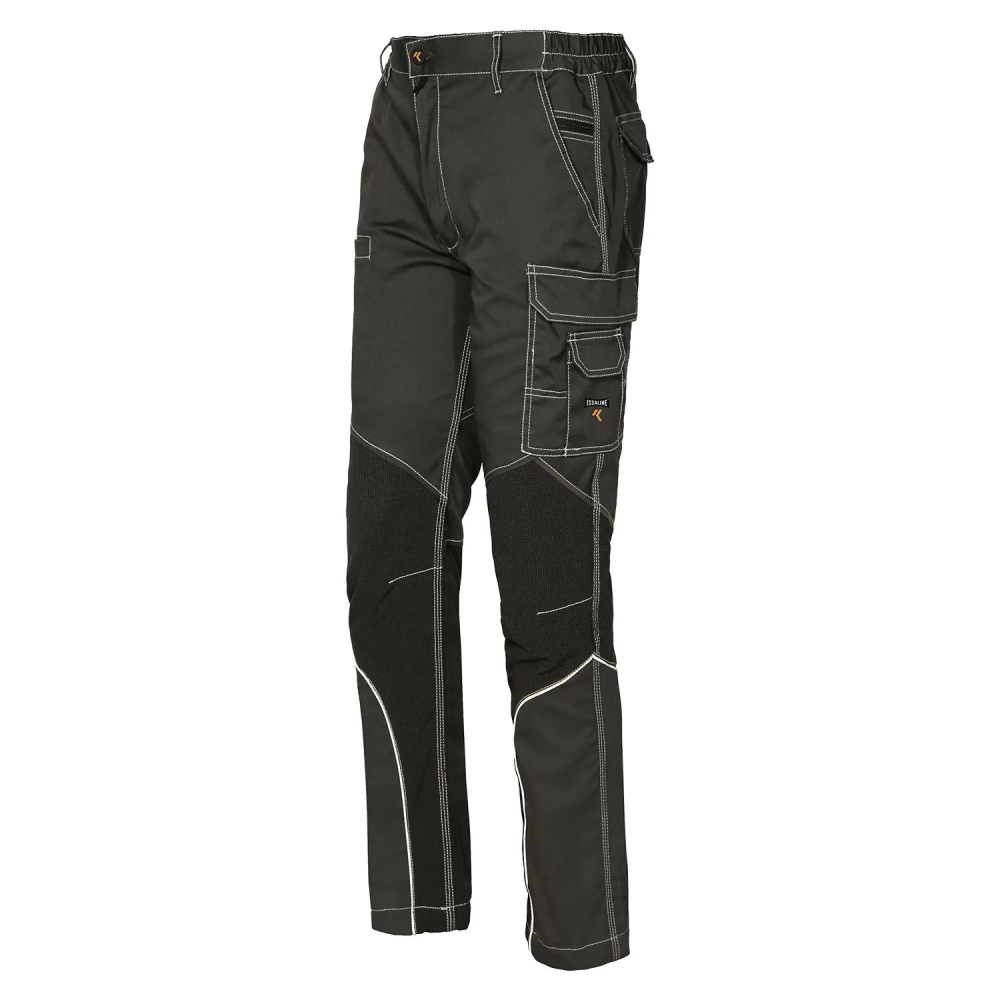 Pantalone, ISSA, Stretch Extreme, 8830B, colore grigio, Tessuto elasticizzato, 9 tasche