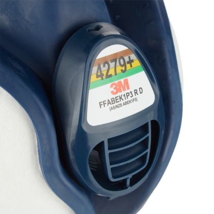 Semimaschera senza manutenzione 3M, 4279+, riutilizzabili, per gas, vapori e particolato, serie 4000, non indossata