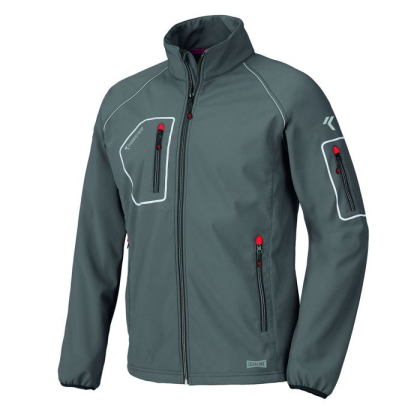 Giacca Just Issa, grigio, tessuto softshell.