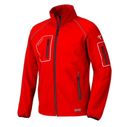 Giacca Just Issa, rosso, tessuto softshell.