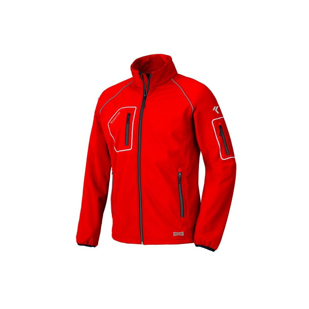 Giacca Just Issa, rosso, tessuto softshell.