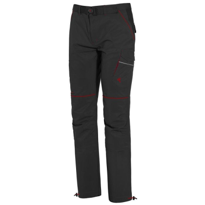 Pantalone, ISSA, Boom Light, 9032B, colore nero, Softshell stretch 4-WAY, 6 tasche