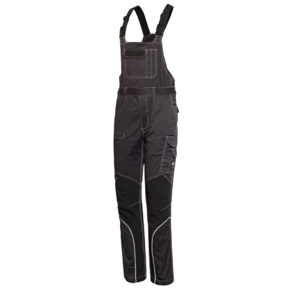 Pettorina, ISSA, Stretch Extreme, 8835B, colore grigio antracite, Tessuto resistente ed elasticizzato, 10 tasche