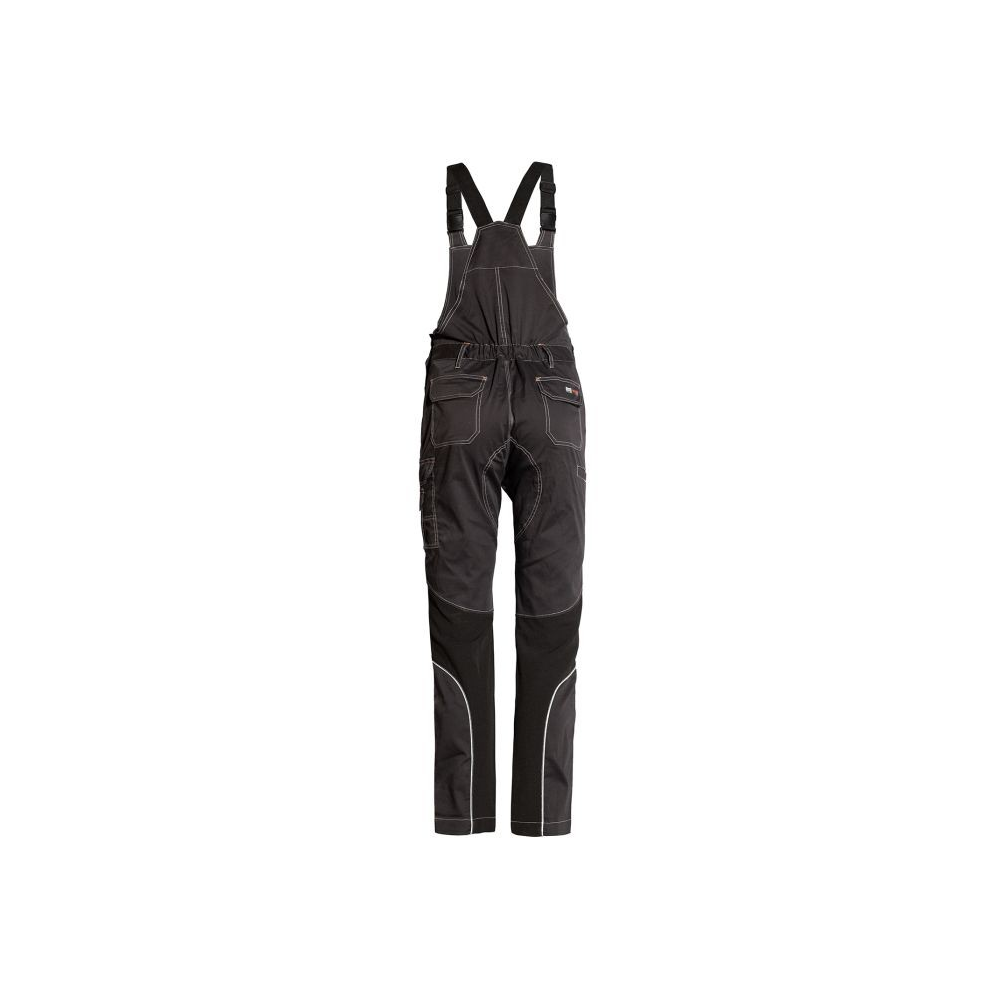 Pettorina, ISSA, Stretch Extreme, 8835B, colore grigio antracite, Tessuto resistente ed elasticizzato, 10 tasche