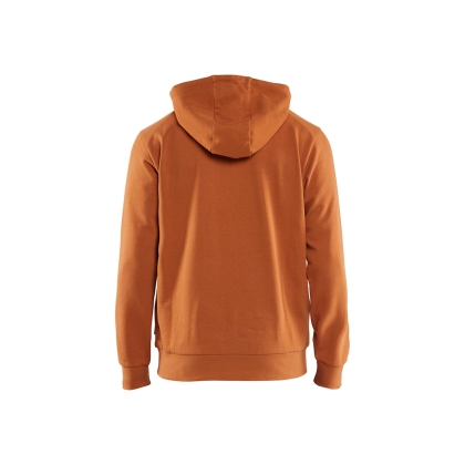 Felpa, Blaklader, 3530, colore arancione, 100% cotone french terry, con cappuccio