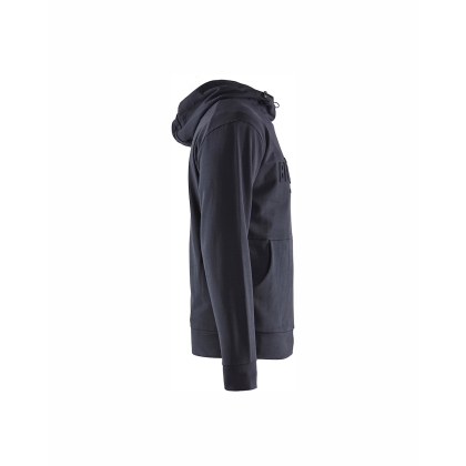 Felpa, Blaklader, 3530, colore blu, 100% cotone french terry, con cappuccio