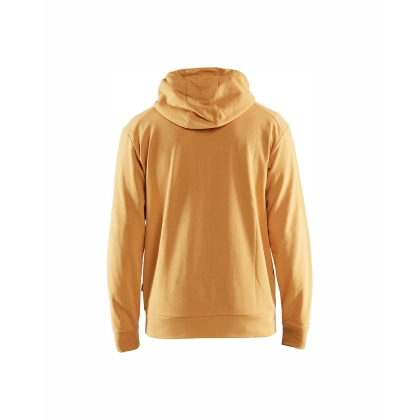 Felpa, Blaklader, 3530, colore giallo, 100% cotone french terry, con cappuccio