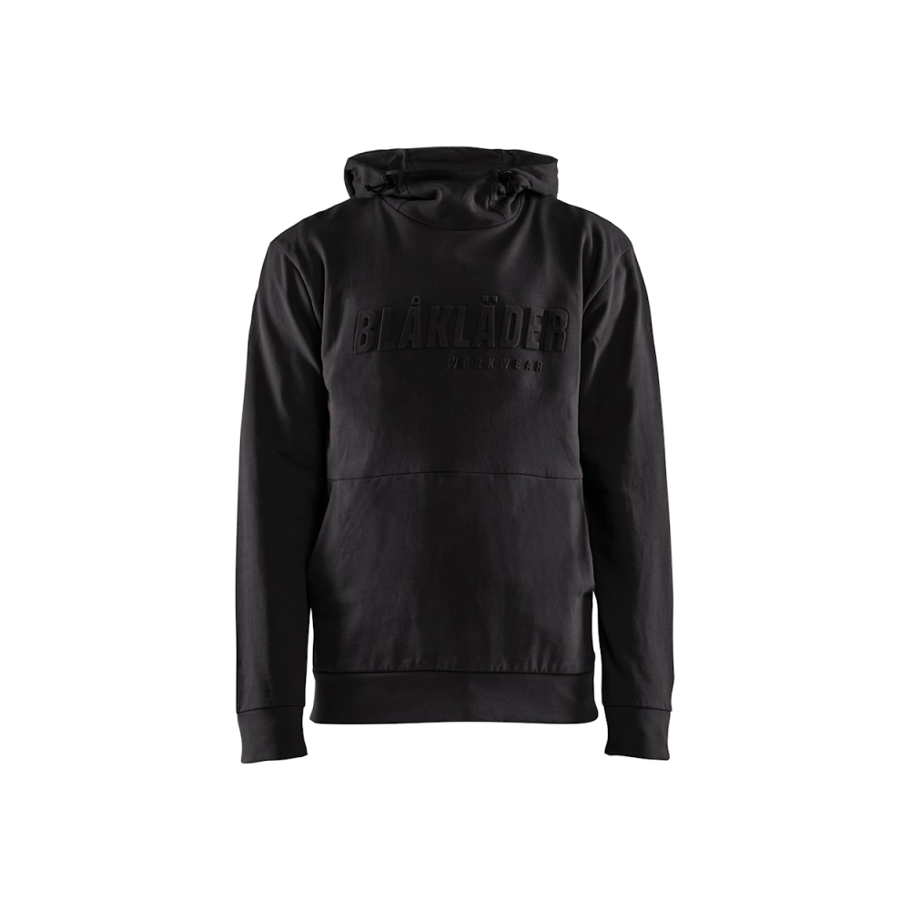 Felpa, Blaklader, 3530, colore nero, 100% cotone french terry, con cappuccio