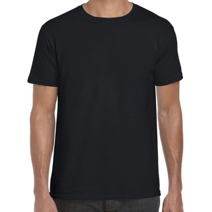 T-Shirt 100% cotone a manica corta di colore nero.