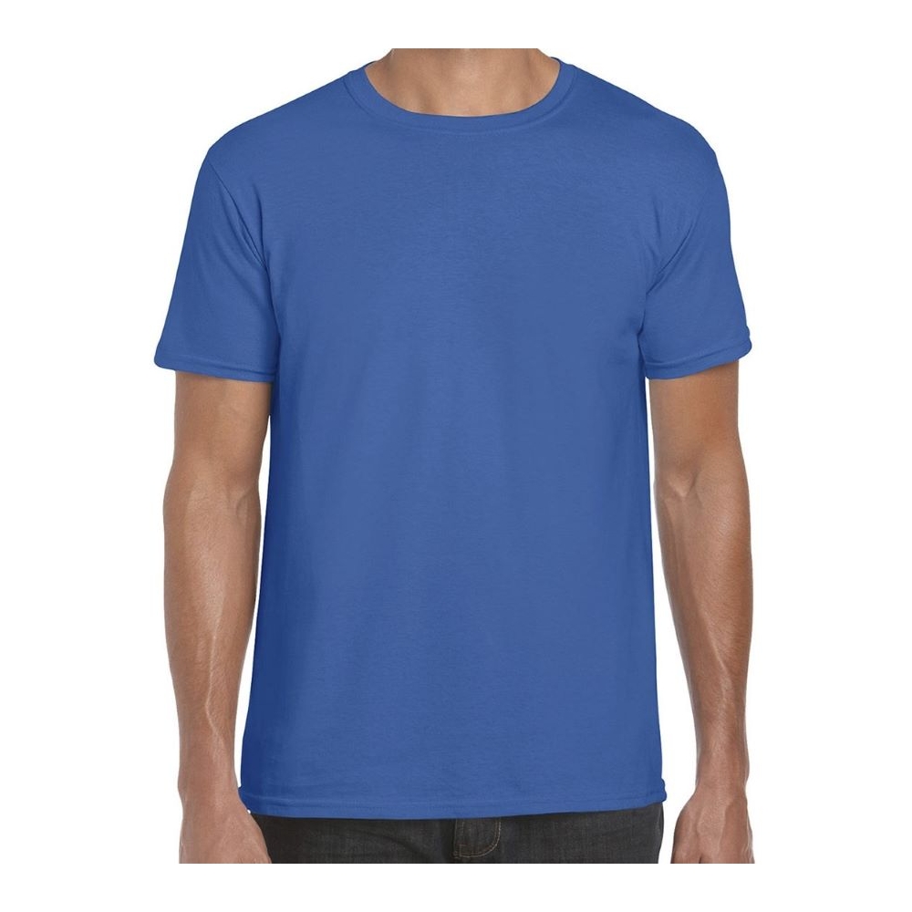 T-Shirt 100% cotone a manica corta di colore blu royal.