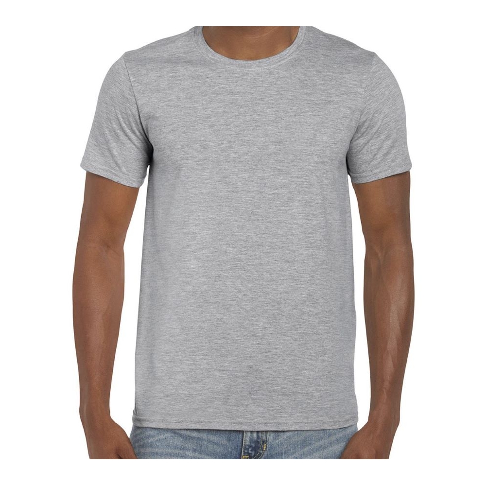T-Shirt 100% cotone a manica corta di colore grigio.
