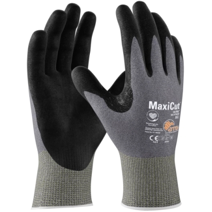 Guanto, ATG, MaxiCut Ultra, 44-4745D, colore grigio, spalmetura colore nero
