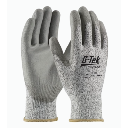 Guanto, G-Tek polykor, 16-533-EN, colore grigio, Spalmatura in poliuretano colore grigio