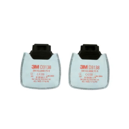 Filtro antiparticolato P3 R 3M, Filtro con sollievo dagli odori sgradevoli di vapori organici e gas acidi