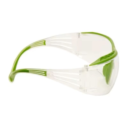 Occhiali 3M SSF401XSGAF-GRN, Montatura verde/trasparente, anti-appannamento, antigraffio,