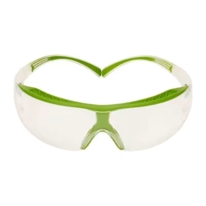Occhiali 3M SSF401XSGAF-GRN, Montatura verde/trasparente, anti-appannamento, antigraffio,