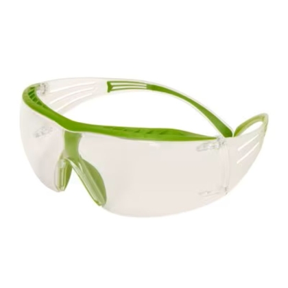 Occhiali 3M SSF401XSGAF-GRN, Montatura verde/trasparente, anti-appannamento, antigraffio,
