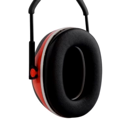Cuffie auricolari 3M X3A PELTOR, Cuffie auricolari, rosso, bardatura temporale