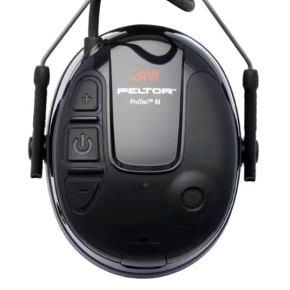 Cuffie 3M PELTOR MT13H221A, colore nero, bardatura temporale