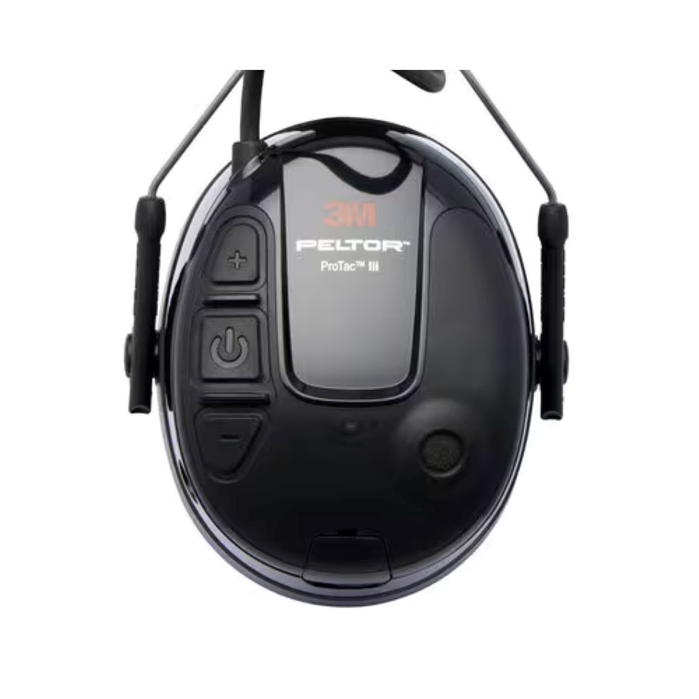 Cuffie 3M PELTOR MT13H221A, colore nero, bardatura temporale