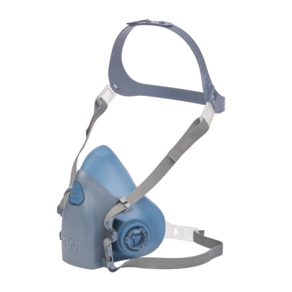 Semimaschera 3M, 7502, taglia M, riutilizzabili, con filtri intercambiabili serie, 7500, non indossata