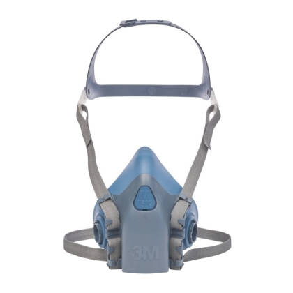 Semimaschera 3M, 7502, taglia M, riutilizzabili, con filtri intercambiabili serie, 7500, non indossata