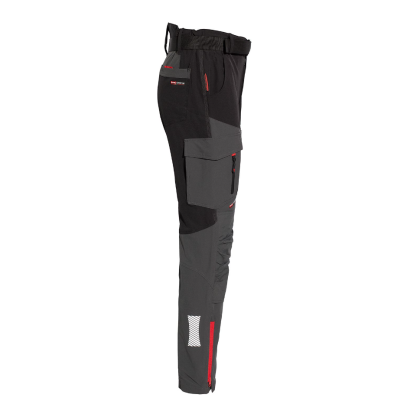 Pantalone ISSA Wise 9060B, colore grigio, Tessuto elasticizzato 4 way, quattro stagioni