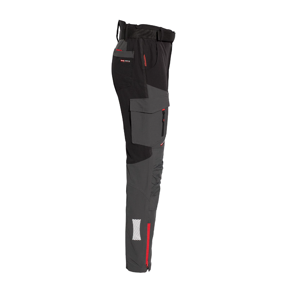 Pantalone ISSA Wise 9060B, colore grigio, Tessuto elasticizzato 4 way, quattro stagioni