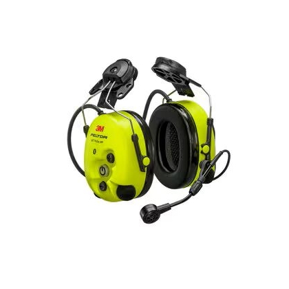 Cuffie auricolari SMT15H7P3EW56 3M, PELTOR, colore giallo fluo,  con attacco per elmetto